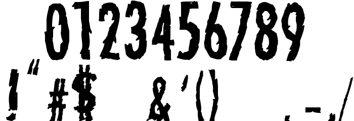 Zfonts Font OTHER CHARS