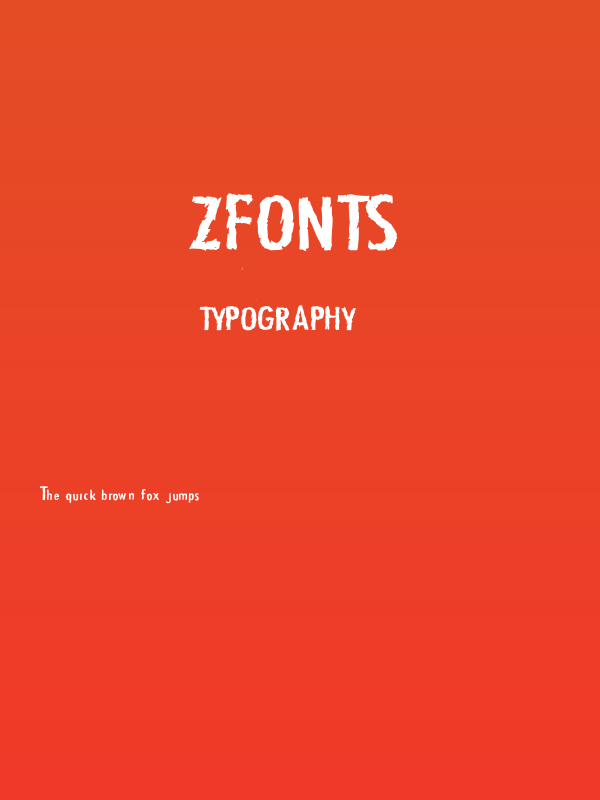 Zfonts Poster