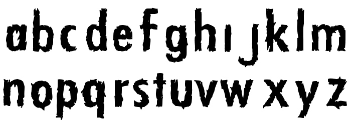 Zfonts Font LOWERCASE