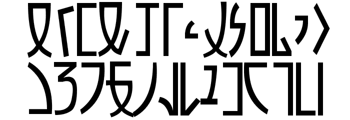 zfigar Font LOWERCASE