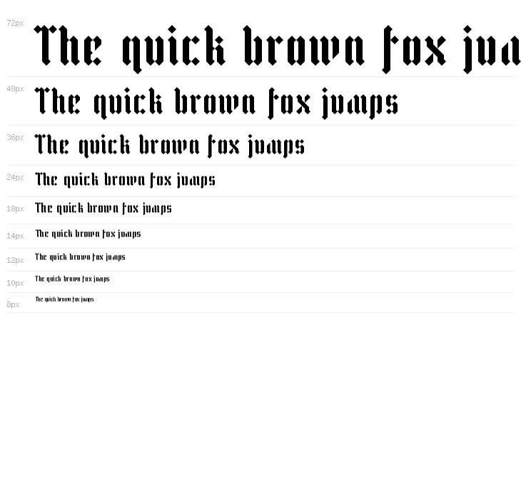 zfraktur eYe/FS Regular Waterfall