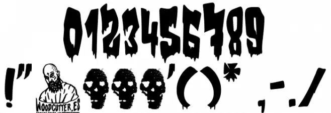 Zgz Bombing 2025 Font OTHER CHARS