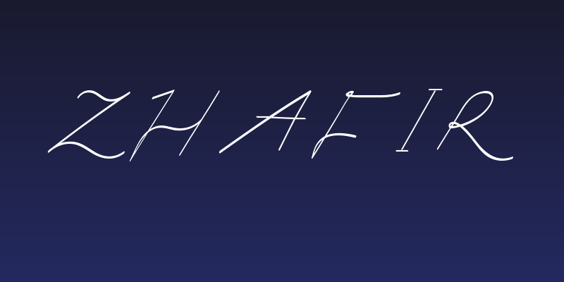 Zhafir Social Header