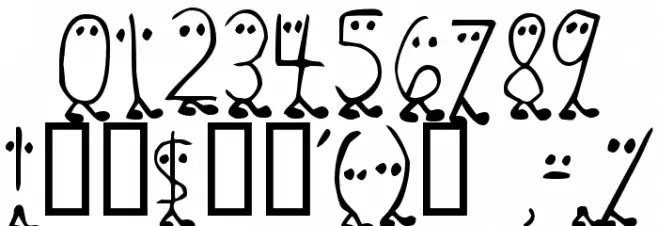 Zhang QA Font OTHER CHARS