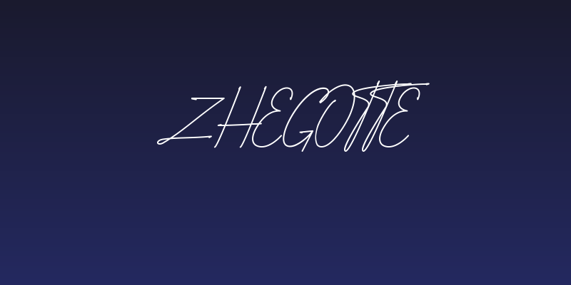 Zhegotte Social Header