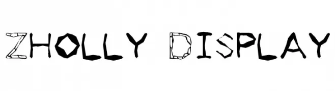Zholly Display  Frei Schriftart Herunterladen
