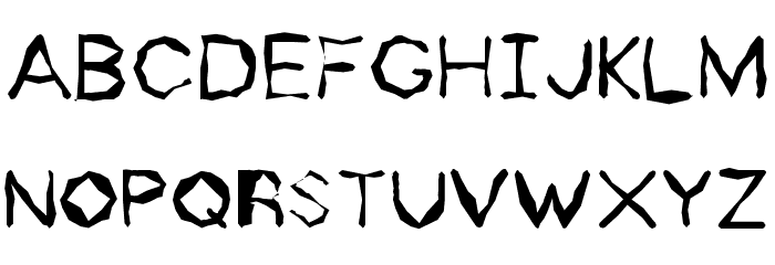 Zholly Display Font LOWERCASE