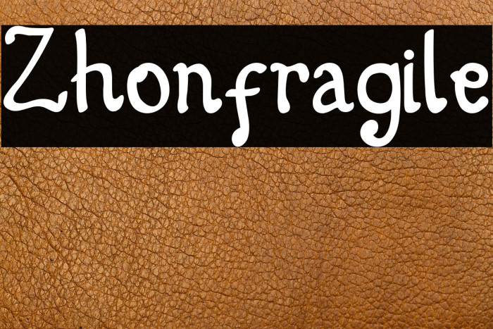 Zhonfragile Example 3