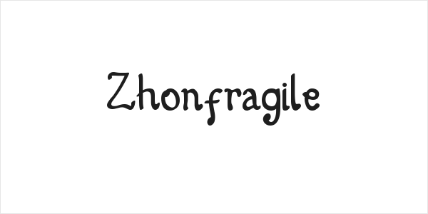 Zhonfragile Logo