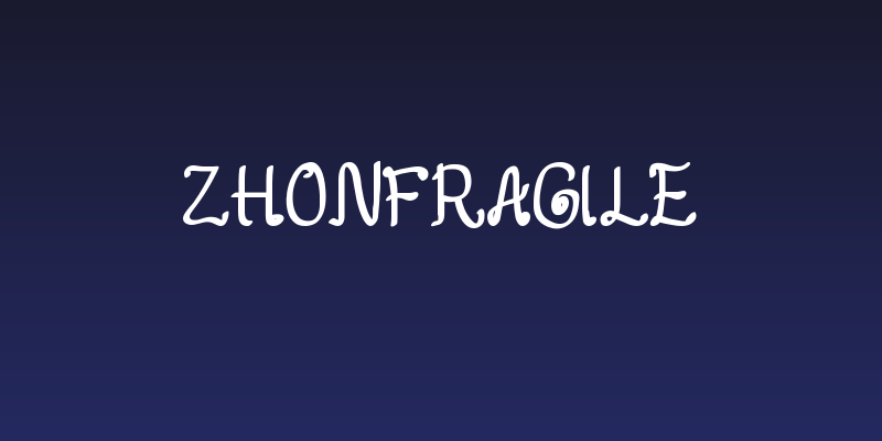 Zhonfragile Social Header