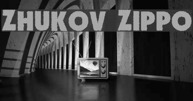 Zhukov Zippo Font examples