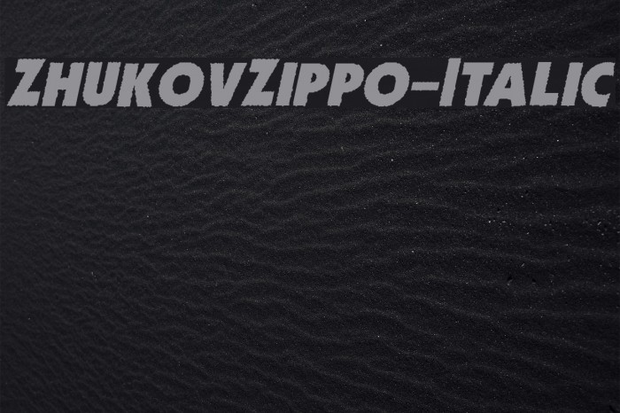 ZhukovZippo-Italic Example 3
