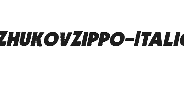 ZhukovZippo-Italic Logo