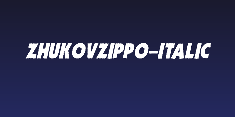 ZhukovZippo-Italic Social Header