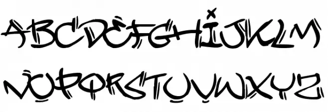 ZIG OR ZAG ? - URBAN HOOK-UPZ Caratteri MINUSCOLO