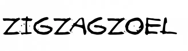 ZIGZAGZOEL  Frei Schriftart Herunterladen