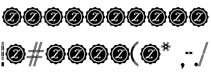 ZILAP GEOMETRIK Font OTHER CHARS
