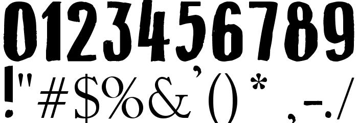 ZINZOZO Font OTHER CHARS
