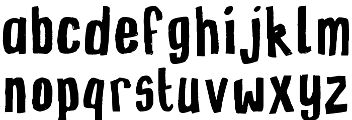 ZINZOZO Font LOWERCASE