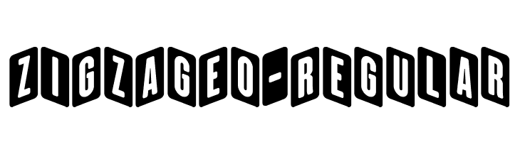 ZiGzAgEo-Regular Font