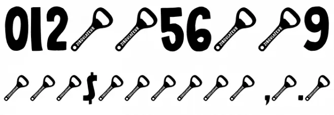 Ziboulateur DEMO Regular Font OTHER CHARS