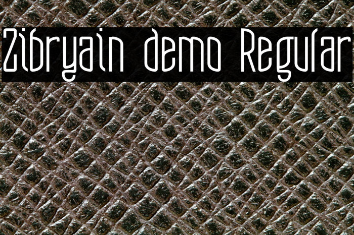 Zibryain demo Regular Example 3
