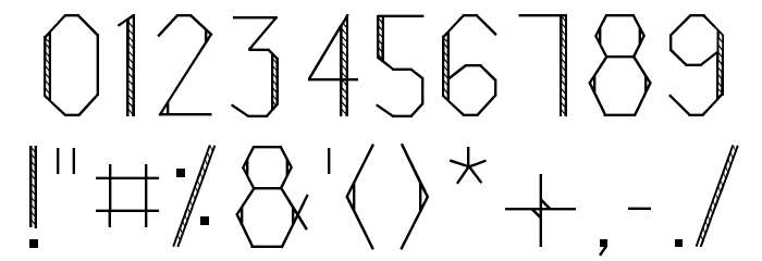 Zicizac Font OTHER CHARS