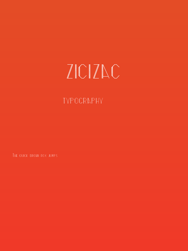 Zicizac Poster