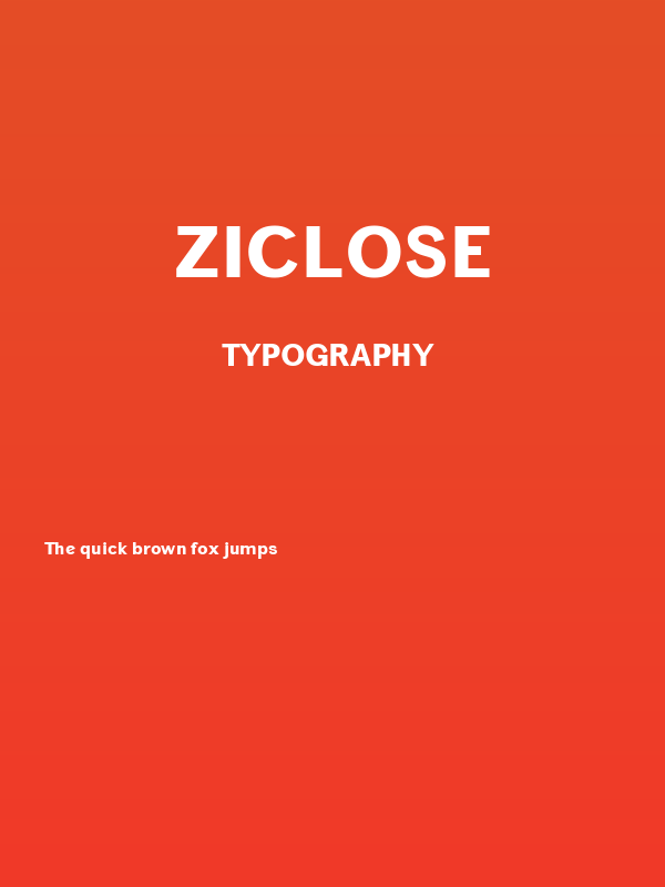 Ziclose Poster