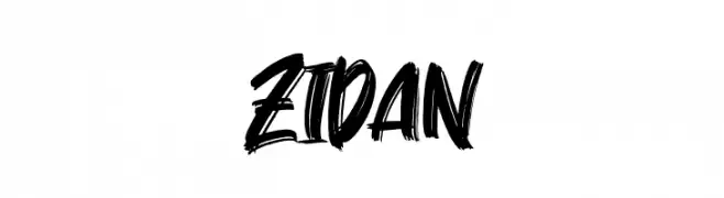 Zidan  Fuentes Gratis Descargar