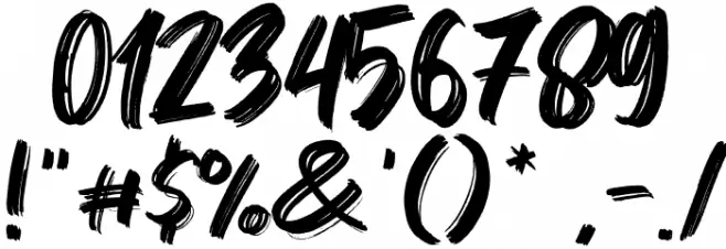 Zidan Font OTHER CHARS