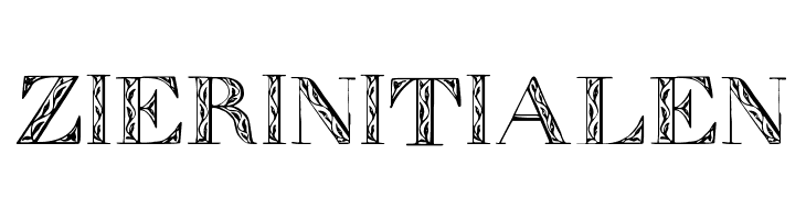 Zierinitialen1  Frei Schriftart Herunterladen