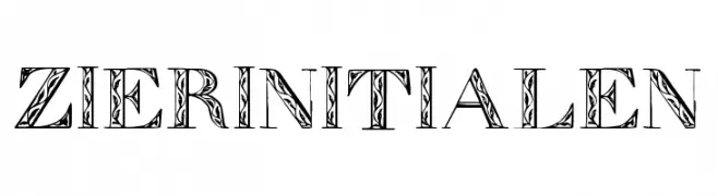 Zierinitialen1  font caratteri gratis