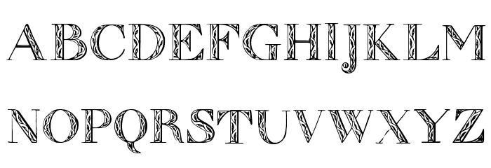 Zierinitialen1 Font LOWERCASE