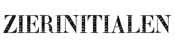 Zierinitialen2 Font