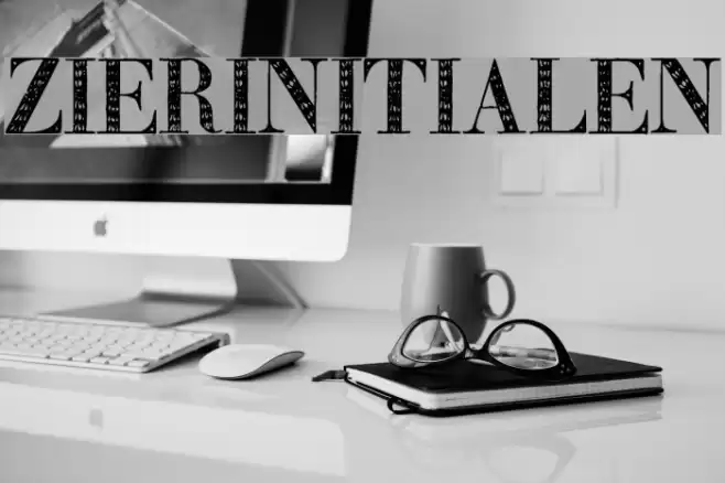 Zierinitialen2 Font examples