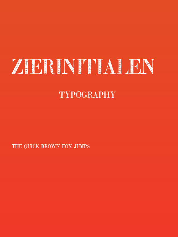 Zierinitialen2 Poster