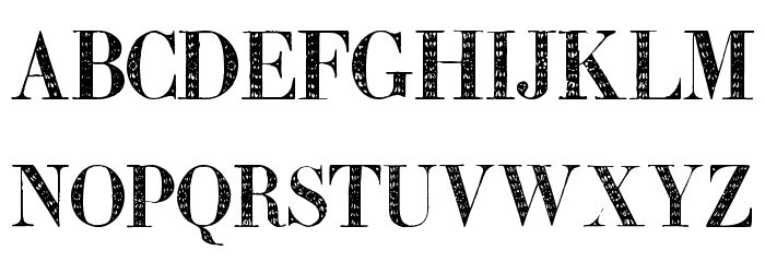 Zierinitialen2 Font LOWERCASE