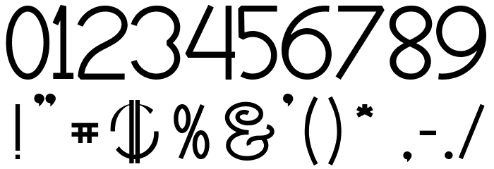 Zietta Sans Personal Use Font OTHER CHARS