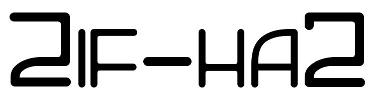 Zif-ha2  font caratteri gratis