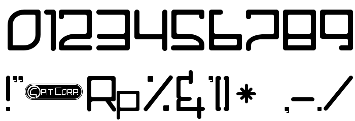 Zif-ha2 フォント その他の文字