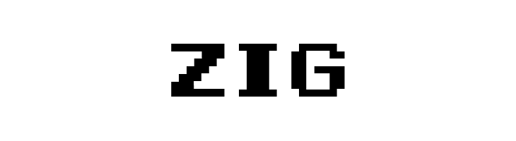 Zig फ़ॉन्ट