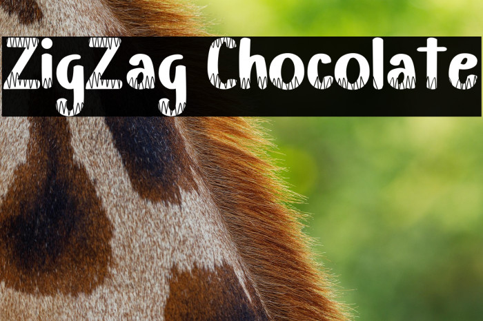 ZigZag Chocolate Example 1
