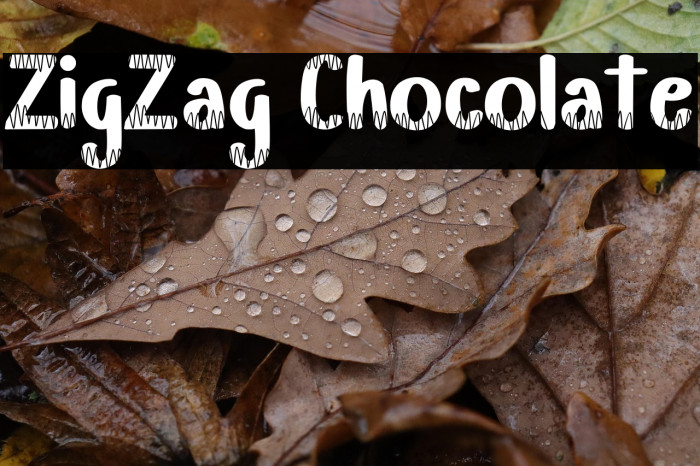 ZigZag Chocolate Example 2