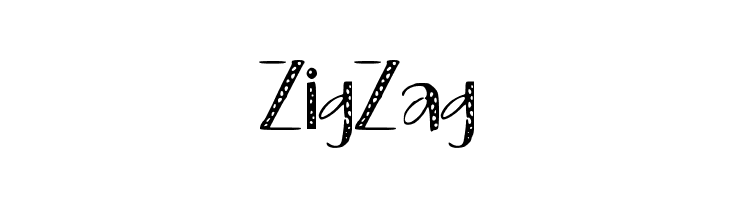 ZigZag  नि: शुल्क फ़ॉन्ट्स डाउनलोड