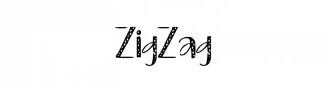 ZigZag  Frei Schriftart Herunterladen