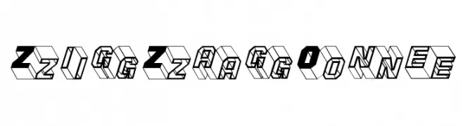 ZigZagOne  नि: शुल्क फ़ॉन्ट्स डाउनलोड
