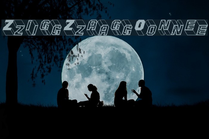 ZigZagOne Font examples