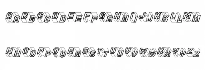 ZigZagOne 字体 小写