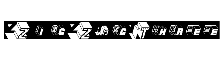 ZigZagThree  Descarca Fonturi Gratis